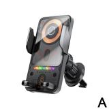 Car Wireless Charger Magnetic Auto Car Holder Phone Mount For Samsung Infrared Induction 15W Fast Charging Station