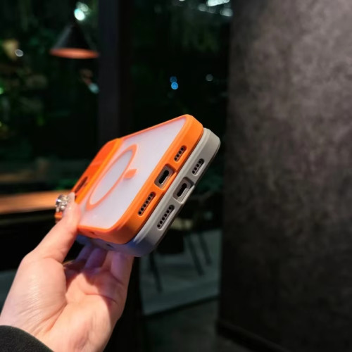 Luxury Magnetic For Magsafe Wireless Charge Case For iPhone 17 16 15 14 Plus 13 12 Pro Max 17Air Shockproof Armor Clear Cover