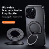 360° Rotation Magnetic Phone Holder Finger Grip Kickstand Car Bracket For iPhone 17 15 16 14 13 12 Pro Max for Magsafe Case Stand