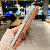 Crystal Clear Candy For Magsafe Magnetic Phone Case For iPhone 17 16 15 14 13 Pro Max Airbag Anti-fall Transparent PC Back Cover