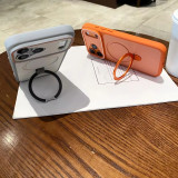 Shockproof Magnetic Bracket Case for iPhone 17 Pro Max 16 15 12 13 14 Plus Wireless Charging Holder Stand Skin Matte Cover