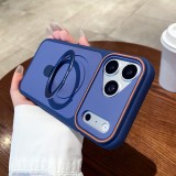 Shockproof Magnetic Bracket Case for iPhone 17 Pro Max 16 15 12 13 14 Plus Wireless Charging Holder Stand Skin Matte Cover