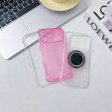 For Magsafe Magnetic 360°Rotating Metal Car Bracket Ring 3-in-1 Phone Case For iPhone 17 Pro Max Air 15 12 13 14 16 Pro Max E