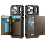 Luxury Leather Phone Case Phone Bag two-in-one for iPhone17 Air for iPhone 16 15 14 13 12 Pro Max Magnetic Card Bag Phone Cover