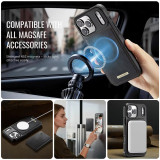 Luxury Leather Phone Case Phone Bag two-in-one for iPhone17 Air for iPhone 16 15 14 13 12 Pro Max Magnetic Card Bag Phone Cover