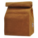 Brown Waxed Canvas Lunch Bags