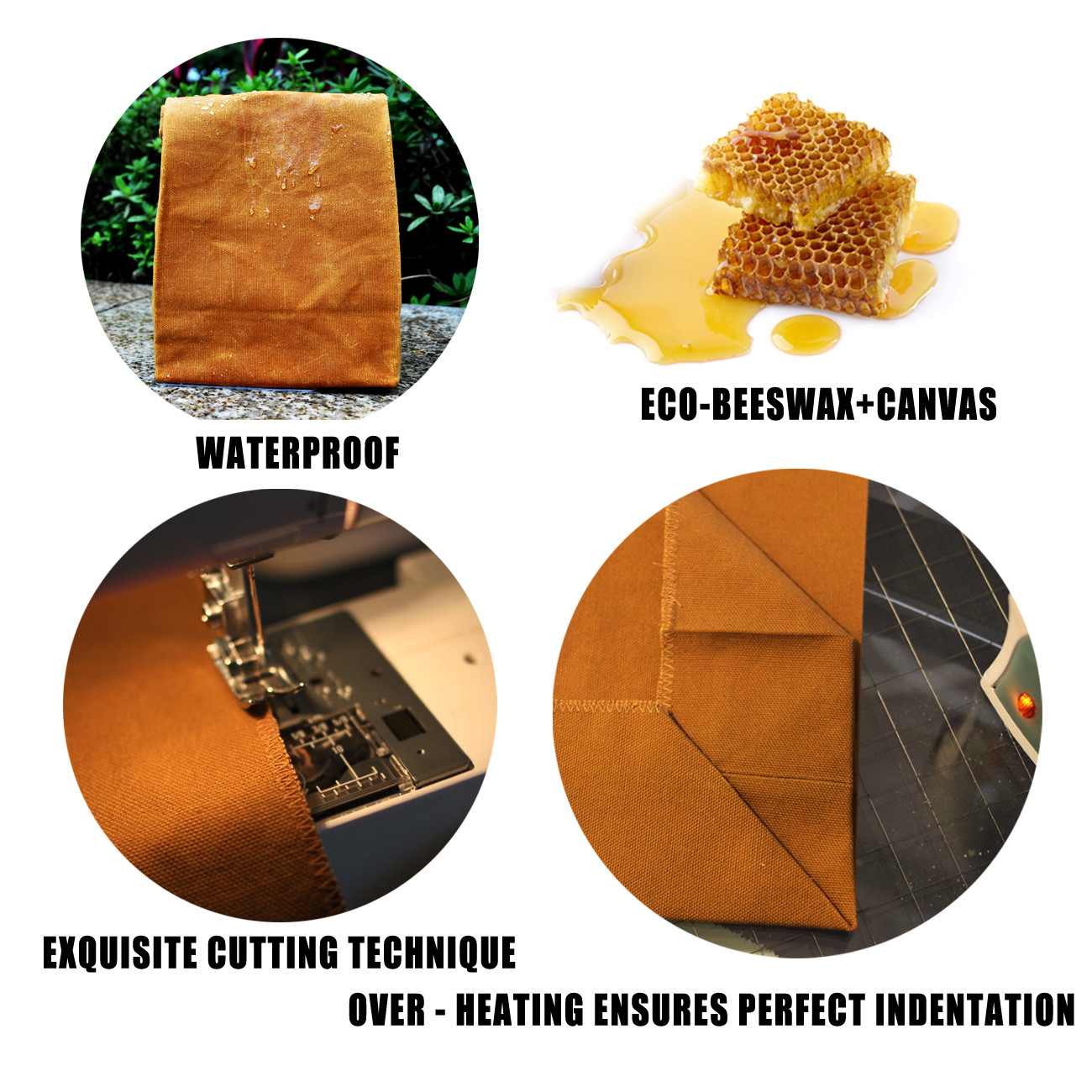 Waxed Canvas Lunch Bags