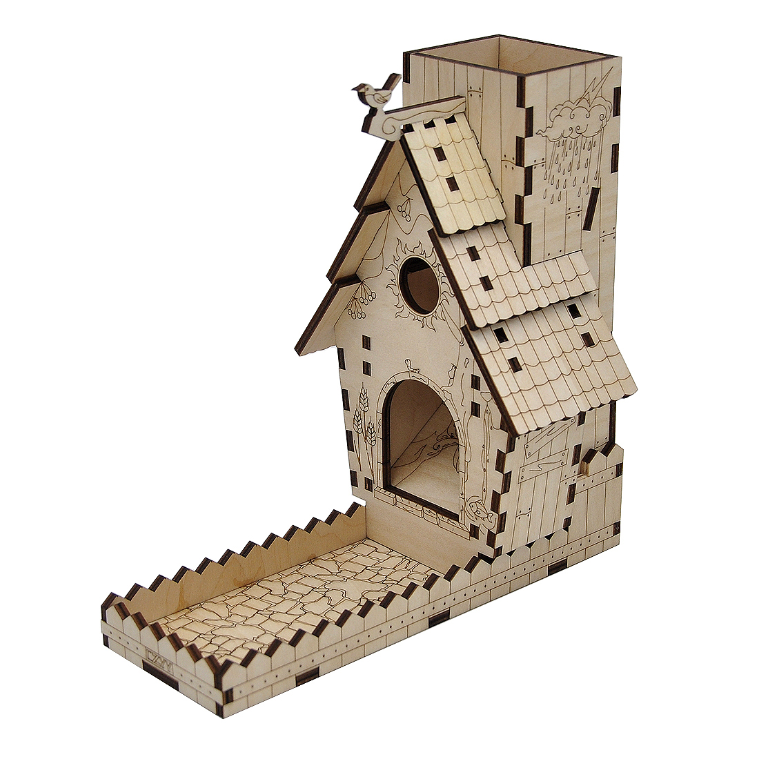 Decorate your own 3D Wooden Bird Feeder 7-12yrs