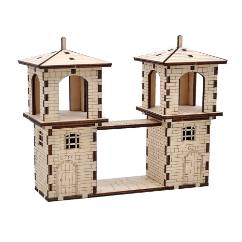 D D Fantasy Modular Watchtower Wood Laser Cut Versatile Outpost