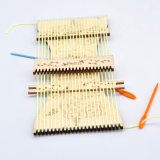 Purl Bracelet Loop Maker 2PCS Mini Tapestry Loom Board Wood Laser Cut, Lightweight and Portable - Easy Weaving Tool Kit for Knitting Lovers