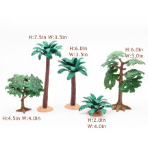 D&D Tree & Shrub Miniatures Set of 5 Wargaming Tabletop RPG Forest Scatter Terrain 28mm 32mm Scale Great for Pathfinder, SW Legion, Warhammer, 40k and Dungeons & Dragons