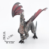 D&D Dragon Miniature Pre-Painted 7.5  Long 28mm Scale Monster Mini Model for Dungeons and Dragons, Pathfinder or Any Tabletop RPG