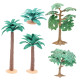 D&D Tree & Shrub Miniatures Set of 5 Wargaming Tabletop RPG Forest Scatter Terrain 28mm 32mm Scale Great for Pathfinder, SW Legion, Warhammer, 40k and Dungeons & Dragons