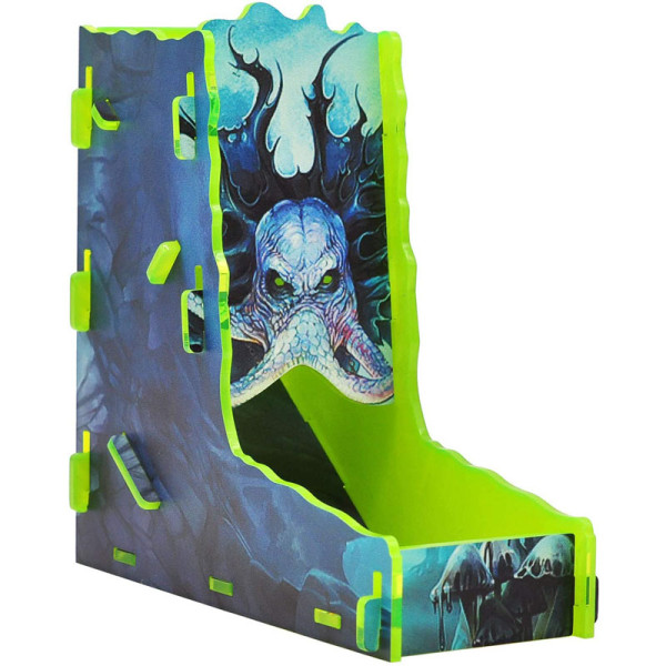 D&D Flat-Pack Dice Tower Acrylic Full Printed Cthulhu Portable Dice Roller
