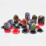 CZYY Gloomhaven Standee Bases Pack of 30 3D Printed Hex Monster Stand with Health Tracker and Status Token Slots