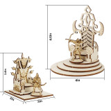 DND Throne Miniatures Set of 2 - Skull Bone Throne & Royal King Chair - Wood Laser Cut 28mm Scale Fantasy Scatter Terrain for Dungeons and Dragons, Warhammer, Pathfinder, Tabletop RPG