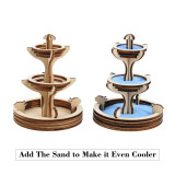 Town & Village Square Miniatures Set of 4 - Fountain, Well, Billboard and Gallows - Wood Laser Cut Fantasy Tabletop RPG Gaming Scatter Terrain for Dungeons and Dragons, Pathfinder, D&D