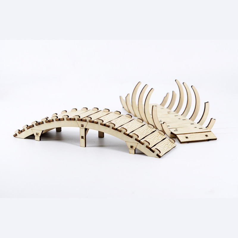 DND Arched Bridge & The Bone Bridge Miniature Set of 2 Wood Laser Cut  Tabletop Gaming Scatter Terrain for Dungeons and Dragons, Age of Sigmar,