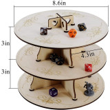 Pressure Pot Dice Rack Wooden Easy-Assemble Shelves, Pressure Pot Stand Perfect for Dice Making