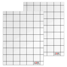 Acrylic Game Mat 1  Square Grid Overlay, 8 x11  Battle Map Board Clear & Durable - Great for Dungeons and Dragons, Pathfinder and Other Tabletop RPG