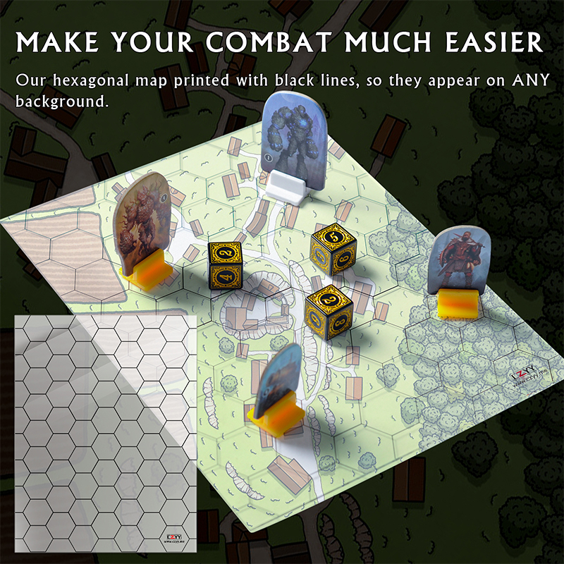 Transparent Overlay with square and hex grid for classic and miniature  wargames Battletech Navy Tactics and tabletop rpg Dungeons and Dragons  Pathfinder