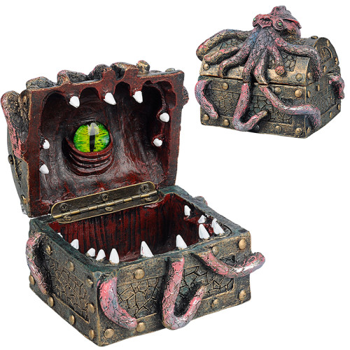 DND Mimic & Octopus Chest Box Medieval Resin Cthulhu Dice Storage Case  Perfect for Dungeons and Dragons, Board Game, Tabletop RPG and Gaming  Accessories - CZYY