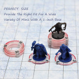 Numbered Markers Acrylic Creature & Monster Condition Rings Number from 1 to 30 Great DM Tool for Dungeons & Dragons, Pathfinder, D&D and RPG Miniatures