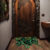 CZYY Cthulhu Tentacles Bath Mat Microfiber Water Absorbent Octopus Rug Anti-Slip Backing 27.5 x23.6  - Unique Gift & Decor for Tabletop RPG Gamers