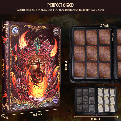 the brothers war jumpstart booster box Mana 8 - 12-Pocket Zip PRO-Binder - Plains for Magic: The Gathering main image 0