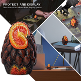 CZYY Dragon Egg Dice Jail - Set of 2 Resin Dice Cages, Dice Prison and Holder for Bad Dice - Unique Accessories, Gift for D&D, Tabletop RPG Game