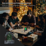 DND Glowing Portal Resin Miniature with Color-Changing LED Lights - Magic Portal Terrain, RPG Scenery for Tabletop Wargaming, Dungeons & Dragons and Warhammer
