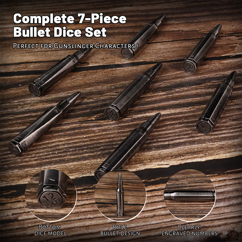 Your Special Metal Bullet Dice