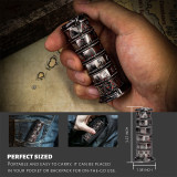 Prayer Wheel Dice Set, 7-in-1 Rotating Dice Cylinder, Metal DND Spinner Dice - Unique Tabletop RPG Accessories, Fidget Gadget & Gift for Dungeon Master and Gamer