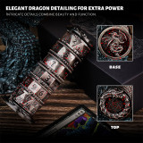 Prayer Wheel Dice Set, 7-in-1 Rotating Dice Cylinder, Metal DND Spinner Dice - Unique Tabletop RPG Accessories, Fidget Gadget & Gift for Dungeon Master and Gamer