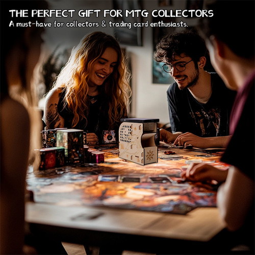 CZYY Card Scanning Stand for MTG - Laser-Cut Wood Scanstand for TCG Cards, Quickly Scan & Price Check with ManaBox Card Scanner App, Perfect Card