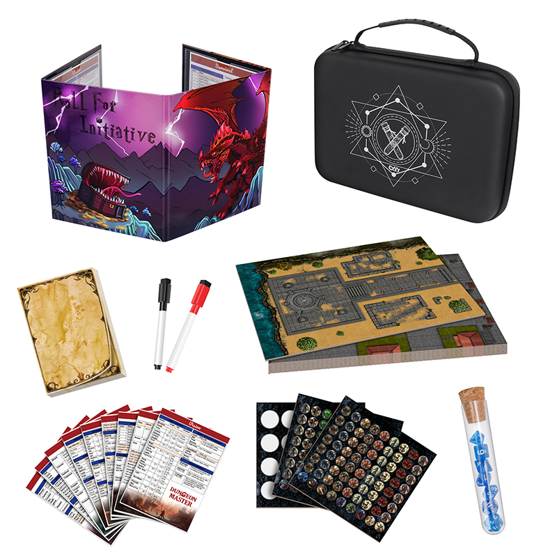 CZYY All-in-One Mini Tabletop RPG Adventure Kit – Compact & Tidy