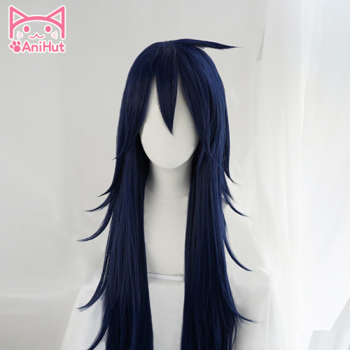 Anihut Midnight Nemuri Kayama Cosplay Wig My Hero Academia Cosplay Wig Synthetic Blue Hair Anime Boku No Hero Academia Cosplay