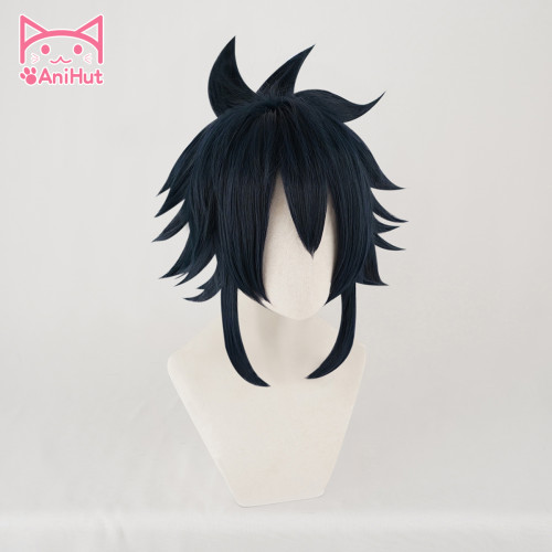 Anihut Anime My Hero Academia Tamaki Amajiki Cosplay Wig Boku No Hero Academia Cosplay Big 3 Tamaki Amajiki 28cm 11in Blue Wigs