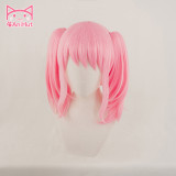 AniHut Maruyama Aya Wig Game BanG Dream! Cosplay Wig Synthetic Pink Women Hair Anime BanG Dream Cosplay Maruyama Aya Costume