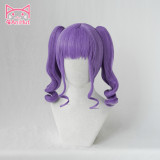 AniHut Udagawa Aka Wig Game BanG Dream! Cosplay Wig Synthetic Purple Women Hair Anime BanG Dream Cosplay Udagawa Aka Costume