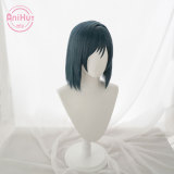 Anihut Mifune Shioriko Cosplay Wig LoveLive PERFECT DREAM PROJECT Black Blue Cosplay Hair Mifune Shioriko LoveLive PDP