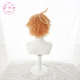 AniHut Tartaglia Childe Cosplay Wig Genshin Impact Cosplay Orange Heat Resistant Synthetic Hair Tartaglia Halloween Cosplay