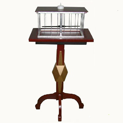 * Floating Table with Appearing Bird Cage - Deluxe
