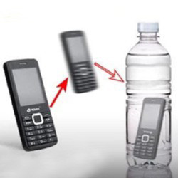 Cell Phone into Bottle