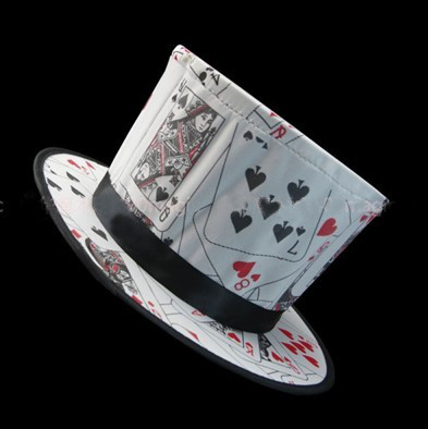 Folding Top Hat - Poker Pattern