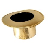 Folding Top Hat (Gold/Silver)