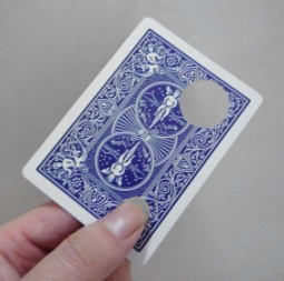 Hole Bicycle Card Magic Tricks HOLLOW 2 Magic Magnifying Close Up Magic Illusion 