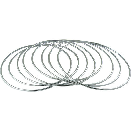 Linking Rings 8 Rings Set - Magnetic Lock (12 Inch, Stainless Steel)
