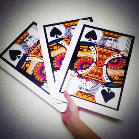 Automatic Three Card Monte - Giant (42.5x28cm) Automatic Three Card Monte - Giant (42.5x28cm)