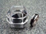 Magnetic Engraved PK Ring - Black Deluxe (6 Sizes)